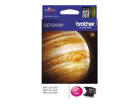 Brother LC1240M - Magenta - oryginał - pojemnik na tusz - dla Brother DCP-J525W, DCP-J725DW, DCP-J925DW