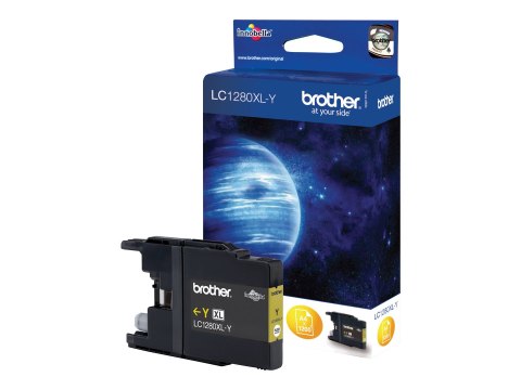 Brother LC1280XLY - Żółty - oryginał - pojemnik na tusz