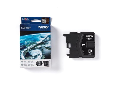 Brother LC985BK - Czarny - oryginał - pojemnik na tusz - dla Brother DCP-J140W, DCP-J315W, DCP-J515W, MFC-J410