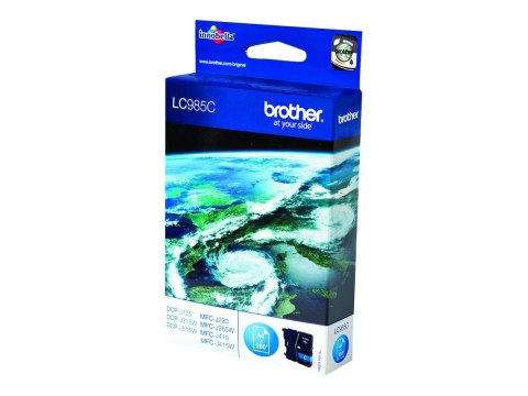 Brother LC985C - Cyjan - oryginał - pojemnik na tusz - dla Brother DCP-J140W, DCP-J315W, DCP-J515W, MFC-J410