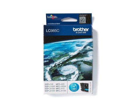 Brother LC985C - Cyjan - oryginał - pojemnik na tusz - dla Brother DCP-J140W, DCP-J315W, DCP-J515W, MFC-J410