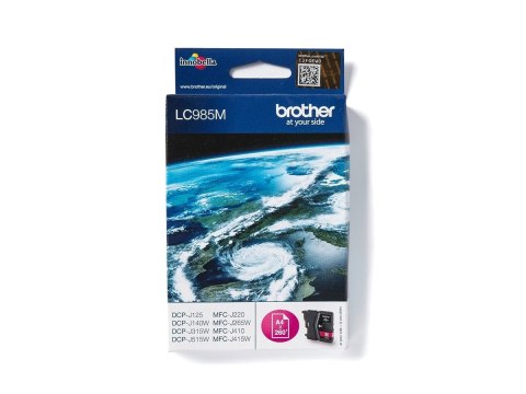 Brother LC985M - 10 ml - magenta - oryginał - pojemnik na tusz - dla Brother DCP-J140W, DCP-J315W, DCP-J515W, MFC-J410