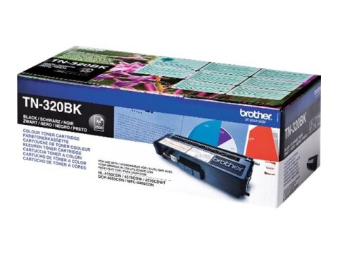 Brother TN320BK - Czarny - oryginał - Toner - dla Brother DCP-9055CDN, DCP-9270CDN, HL-4140CN, MFC-9465CDN