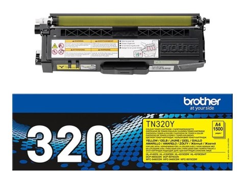 Brother TN320Y - Żółty - oryginał - Toner - dla Brother DCP-9055CDN, DCP-9270CDN, HL-4140CN, MFC-9465CDN