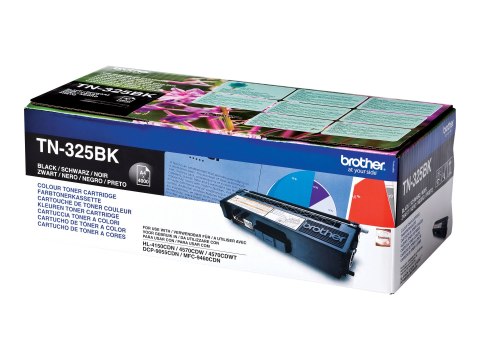Brother TN325BK - Wysoka Wydajność - czarny - oryginał - Toner - dla Brother DCP-9055CDN, DCP-9270CDN, HL-4140CN, MFC-9465CDN