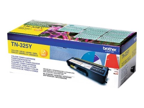 Brother TN325Y - Żółty - oryginał - Toner - dla Brother DCP-9055CDN, DCP-9270CDN, HL-4140CN, MFC-9465CDN