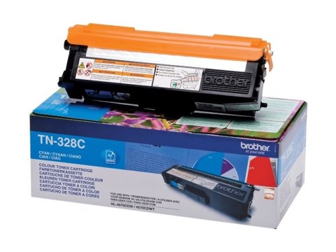 Brother TN328C - Cyjan - oryginał - Toner - dla Brother DCP-9270CDN