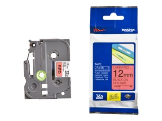 Brother TZe-431 - Czarno na czerwonym - Wałek (1,2 cm x 8 m) 1 kaseta(y) taśma laminowana - dla Brother PT-D210, D600, H110, P75