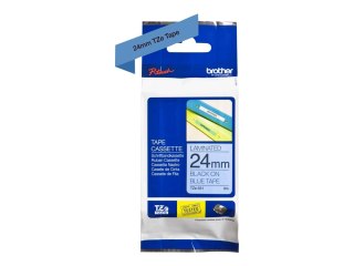 Brother TZe-551 - Czarny na niebieskim - Roll (2,4 cm) 1 kaseta(y) taśma laminowana - dla Brother PT-D600; P-Touch PT-2430, 2470
