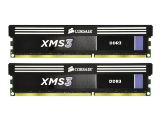 CORSAIR XMS3 - DDR3 - zestaw - 8 GB: 2 x 4 GB - DIMM 240-pin - 1600 MHz / PC3-12800 - CL9 - 1.65 V - niebuforowana - bez ECC
