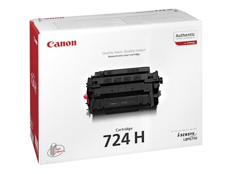Canon CRG-724H - Czarny - oryginał - Toner - dla i-SENSYS LBP6750dn, LBP6780x, MF512x, MF515x