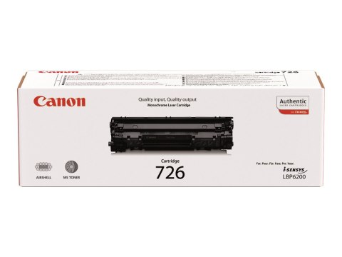 Canon CRG-726 - Czarny - oryginał - Toner - dla i-SENSYS LBP6200d, LBP6230dw