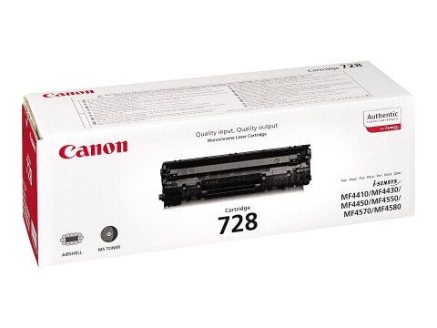 Canon CRG-728 - Czarny - oryginał - Toner - dla ImageCLASS MF4750; i-SENSYS FAX-L150, L170, L410, MF4550, MF4730, MF4750, MF4870