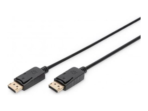 DIGITUS - Kabel portu wyświetlacza - DisplayPort 20-pin (M) do DisplayPort 20-pin (M) - 1 m - odlewany, obsługa 4K - czarny