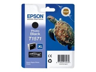 Epson T1571 - 25.9 ml - czarny photo - oryginał - kopuła - pojemnik na tusz - dla Stylus Photo R3000