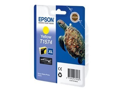 Epson T1574 - 25.9 ml - żółty - oryginał - kopuła - pojemnik na tusz - dla Stylus Photo R3000