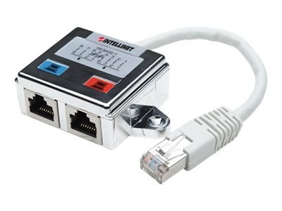 Intellinet 2-Port Modular Distributor, Cat5e, FTP, allows two RJ45 ports to share one Cat5e network cable - Rozdzielacz sieciowy