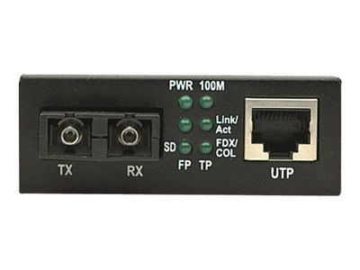 Intellinet Fast Ethernet Media Converter, 10/100Base-Tx to 100Base-Fx (SC) Multi-Mode, 2 km (1.24 mi) - Światłowodowy konwerter 