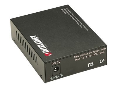 Intellinet Fast Ethernet Media Converter, 10/100Base-Tx to 100Base-Fx (SC) Multi-Mode, 2 km (1.24 mi) - Światłowodowy konwerter 