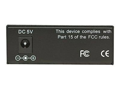 Intellinet Fast Ethernet Media Converter, 10/100Base-Tx to 100Base-Fx (ST) Multi-Mode, 2 km (1.24 mi) - Konwerter nośnika - 100M