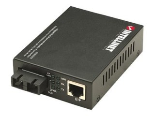 Intellinet Gigabit Ethernet Media Converter, 1000Base-T to 1000Base-Sx (SC) Multi-Mode, 550m - Światłowodowy konwerter mediów - 