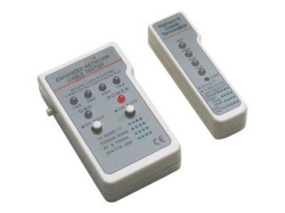Intellinet Multifunction Cable Tester, RJ-45 and RJ-11, UTP/STP/FTP, Shielded and Unshielded - Tester sieci