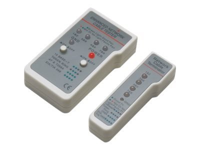 Intellinet Multifunction Cable Tester, RJ-45 and RJ-11, UTP/STP/FTP, Shielded and Unshielded - Tester sieci