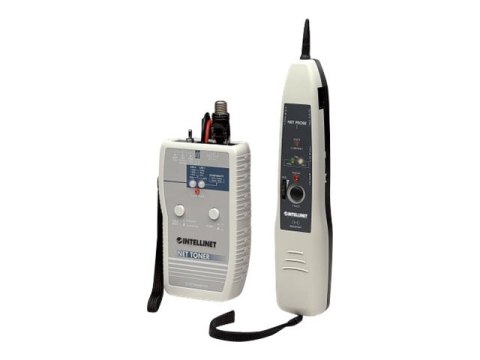 Intellinet Net Toner and Probe Kit, Tone Generator, Tests datacom, telecom, security, video, and audio networks, Two position sw