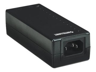 Intellinet Power over Ethernet (PoE) Injector, 1 Port, 48 V DC, IEEE 802.3af Compliant - Zasilacz typu power injector - AC 100-2