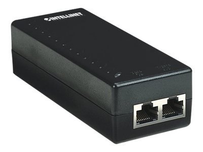 Intellinet Power over Ethernet (PoE) Injector, 1 Port, 48 V DC, IEEE 802.3af Compliant - Zasilacz typu power injector - AC 100-2