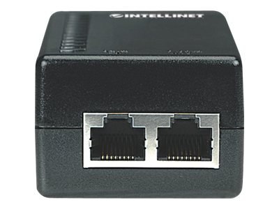 Intellinet Power over Ethernet (PoE) Injector, 1 Port, 48 V DC, IEEE 802.3af Compliant - Zasilacz typu power injector - AC 100-2