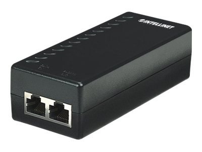Intellinet Power over Ethernet (PoE) Injector, 1 Port, 48 V DC, IEEE 802.3af Compliant - Zasilacz typu power injector - AC 100-2