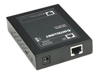 Intellinet Power over Ethernet (PoE+) Splitter, IEEE802.3at, 5, 7.5, 9 or 12 V DC output voltage - Rozgałęźnik PoE - czarny
