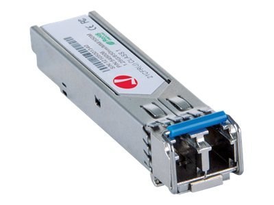 Intellinet Transceiver Module Optical, Gigabit Ethernet SFP Mini-GBIC, 1000Base-Sx (LC) Multi-Mode Port, 550m,MSA Compliant, Equ