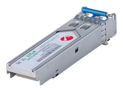 Intellinet Transceiver Module Optical, Gigabit Ethernet SFP Mini-GBIC, 1000Base-Sx (LC) Multi-Mode Port, 550m,MSA Compliant, Equ