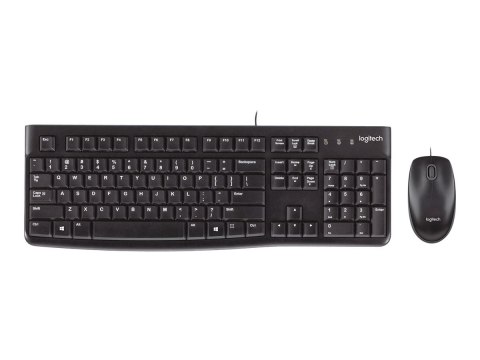 Logitech Desktop MK120 - Zestaw klawiatura i mysz - USB - QWERTY - Międzynarodowy USA