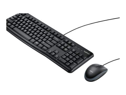 Logitech Desktop MK120 - Zestaw klawiatura i mysz - USB - Skandynawia