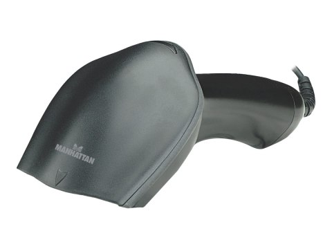 Manhattan 2D Handheld Barcode Scanner, USB, 430mm Scan Depth, Cable 1.5m, Max Ambient Light 100,000 lux (sunlight), Black, Three