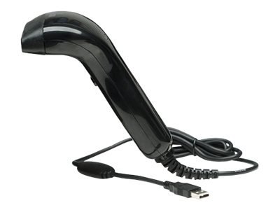 Manhattan Contact CCD Handheld Barcode Scanner, USB, 80mm Scan Width, Cable 152cm, Max Ambient Light: 3,000 lux (sunlight), Blac