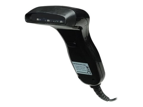 Manhattan Contact CCD Handheld Barcode Scanner, USB, 80mm Scan Width, Cable 152cm, Max Ambient Light: 3,000 lux (sunlight), Blac
