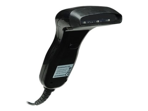Manhattan Contact CCD Handheld Barcode Scanner, USB, 80mm Scan Width, Cable 152cm, Max Ambient Light: 3,000 lux (sunlight), Blac
