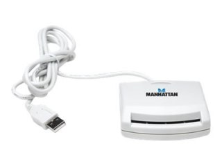Manhattan - Czytnik kart SMART - USB - biały
