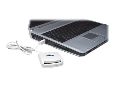Manhattan - Czytnik kart SMART - USB - biały