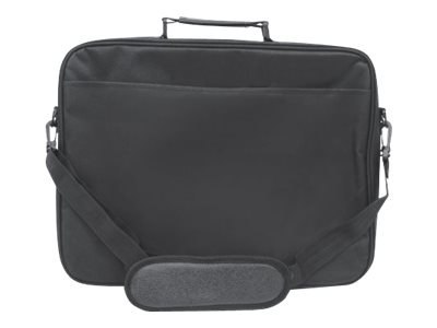 Manhattan Empire Laptop Bag 17.3", Clamshell design, Accessories Pocket, Shoulder Strap (removable), Notebook Case, Black, Three