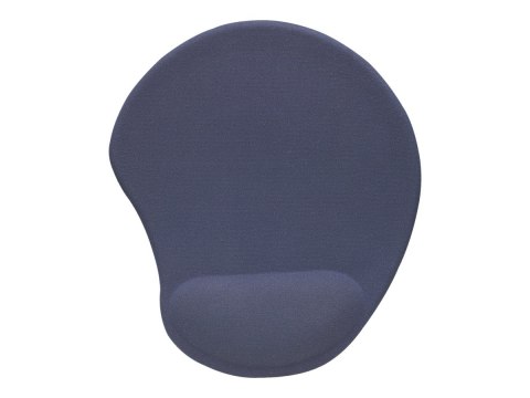 Manhattan Ergonomic Gel Support Pad and Mouse Mat, 230 x 200 x 20mm, Low friction, Non slip base, Polyester jersey, neoprene and