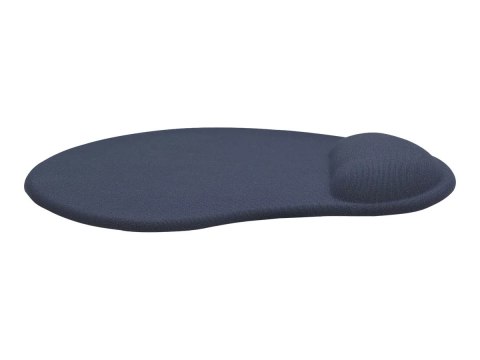 Manhattan Ergonomic Gel Support Pad and Mouse Mat, 230 x 200 x 20mm, Low friction, Non slip base, Polyester jersey, neoprene and