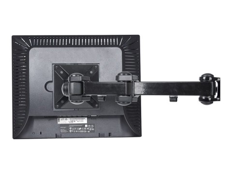 Manhattan TV & Monitor Mount, Desk, Full Motion, 2 screens, Screen Sizes: 10-27", Black, Clamp Assembly, Dual Screen, VESA 75x75