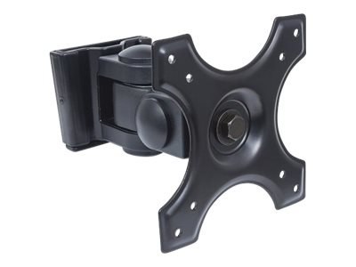 Manhattan TV & Monitor Mount, Wall, Tilt and Swivel, 1 screen, Screen Sizes: 13-27", Black, VESA 75x75 to 100x100mm, 12kg, Swive
