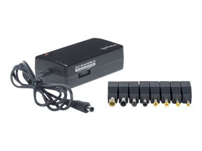Manhattan Universal Notebook/Laptop Power Adapter, 70W, Adjustable Voltage, Seven Output Levels, 70W, Compatible with most lapto
