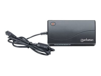 Manhattan Universal Notebook/Laptop Power Adapter, 70W, Adjustable Voltage, Seven Output Levels, 70W, Compatible with most lapto